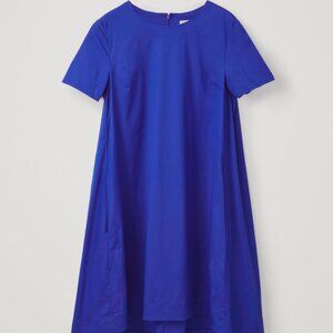NWT COS Dress EURO - Vibrant Emerald Blue - 8  NEW/Never Worn